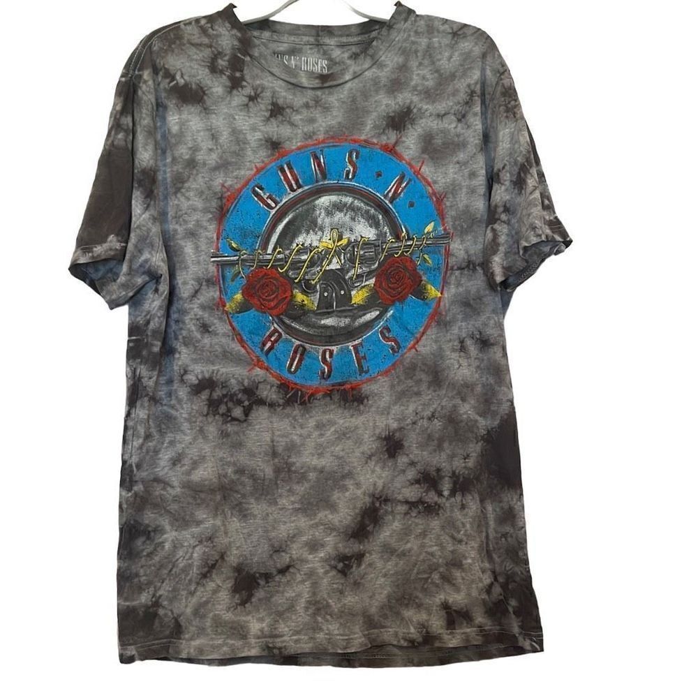Black Tie-Dye Short Sleeve Tee